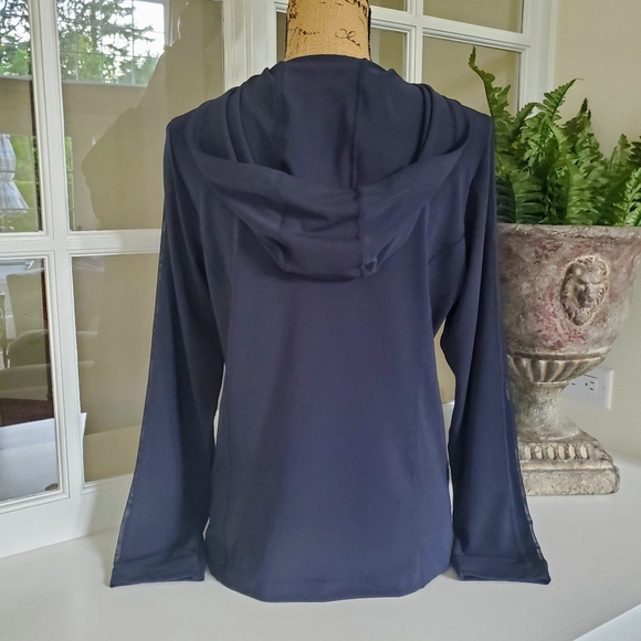 CAbi Zip Up Mesh Trim Hoodie - Like New - Picture 2 of 10